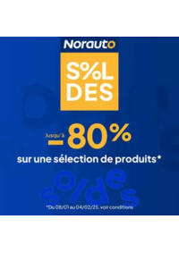 Prospectus Norauto Dole : Jusqu'à -80% de remise sur une sélection de produits