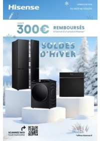 Prospectus Boulanger Angers-Beaucouzé : OFFRE Hisense : jusqu'à 300€ remboursés !