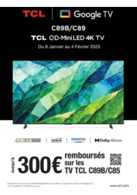 Prospectus Boulanger Mâcon : TCL C89B/C85