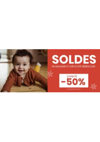 Prospectus bébé 9 SAINT-MARTIN-DES-CHAMPS : Soldes