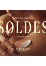 Prospectus L'Occitane : SOLDES : Jusqu'à -40% sur une sélection d'articles