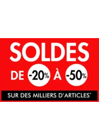 Prospectus Gemo ARBENT : Soldes de -20% à -50%