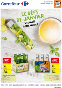 Prospectus Carrefour CHERBOURG : LE DÉFI DE JANVIER - Un mois sans alcool