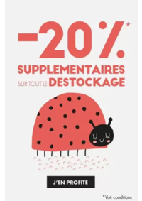 Prospectus Aubert MONTLUCON : Super Déstockage : 20% supplémentaires !