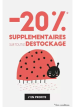 Promos et remises  : Super Déstockage : 20% supplémentaires !