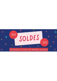 Prospectus Le bonhomme de bois Malesherbes Paris 8ème : Soldes