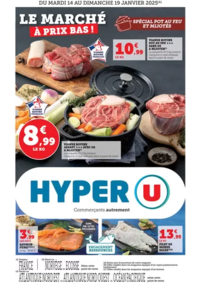 Prospectus Hyper U CHANTONNAY : Le marché à prix bas!