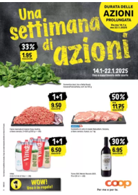 Prospectus Coop Supermarché Bellinzona - Via Gerretta : Tolle Rabatt uf usgwählte Produkt