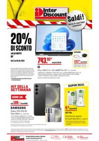 Prospectus Inter Discount Aarau : Interdiscount reklamblad IT