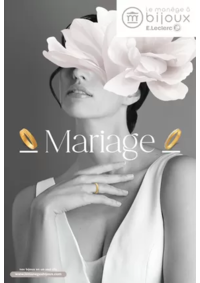 Prospectus Le Manège à Bijoux E.Leclerc THIONVILLE CÉDEX 1 : MARIAGE