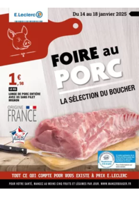 Prospectus E.Leclerc Briançon : FOIRE AU PORC