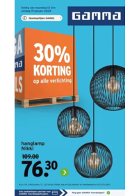 Prospectus GAMMA OVERIJSE : 30% Korting