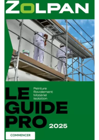 Prospectus Zolpan PONTARLIER : Le Guide Pro 2025