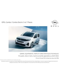 Prospectus Distributeur OPEL SARL MORICHON PERE ET FILS SAINT-JUNIEN : Opel Nouveau Combo Life Electric