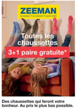 Prospectus Zeeman : Toutes les chaussettes 3+1 paire gratuite