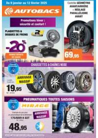 Prospectus autobacs Aubergenville : Promotions hiver : sécurité et confort !