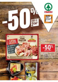 Prospectus Spar GAP : -50% sur le 2ème