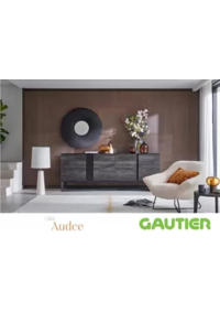 Prospectus GAUTIER ANGERS : Collection Audce