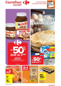 Prospectus Carrefour Market COLOMIERS ZAC des ramassiers lieu dit ribaria la barriere : CHANDELEUR