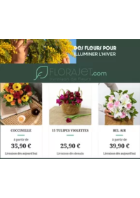 Prospectus Florajet POLLIAT : Les bouquets de fleurs en livraison