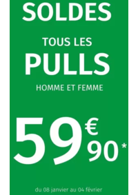 Prospectus Mise Au Green MOLSHEIM : Soldes : jusqu'à -50% et plus ! Du 08 janvier au 04