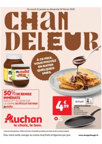 Prospectus Auchan BRIVES CHARENSAC : C'est parti pour la chandeleur