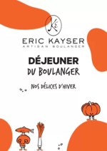 Prospectus Eric Kayser : Nos Délices D’hiver