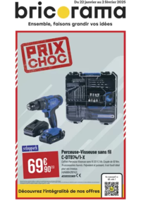 Prospectus Bricorama CESSY : Prix Choc