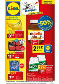 Prospectus Lidl BRIGNOLES : Retrouvez des promotions exceptionnelles sur une large sélection de produits!