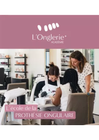 Prospectus L'onglerie SAINT QUENTIN : L'Onglerie Academie