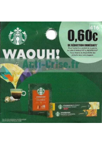 Prospectus Starbucks Coffee Compagny Paris 67 rue Lafayette : Waouh Starbucks !