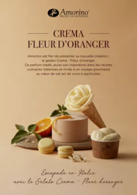 Prospectus Amorino Perpignan : CREMA FLEUR D'ORANGER