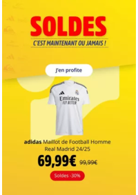 Prospectus Intersport BOURGES - SAINT DOULCHARD : SOLDES jusqu'à -50 %