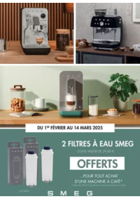 Prospectus Copra URRUGNE : Smeg vous offre 2 filtres à eau d'une valeur de 29,80 €