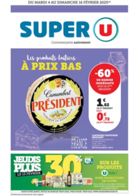 Prospectus Super U BOURG ST MAURICE : Spécial produits laitiers