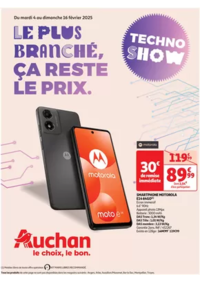 Prospectus Auchan Semur-En-Auxois : Technoshow : Le plus branché, ça reste le prix