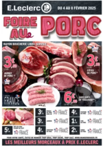 Prospectus E.Leclerc : FOIRE AU PORC / GRAS