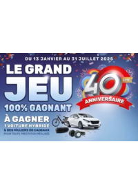 Prospectus AD VAIGES : Un GRAND JEU 100% GAGNANT POUR FÊTER UNE ANNÉE EXCEPTIONNELLE : LES 40 ANS DU RÉSEAU AD !