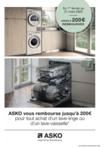 Promos et remises  : OFFRE ASKO : jusqu'à 200€ remboursés !