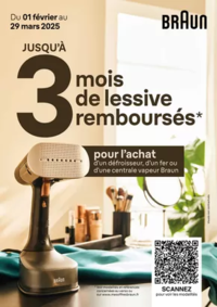 Prospectus Copra LE GRAND FOUGERAY : Braun vous rembourse jusqu'à 3 mois de lessive