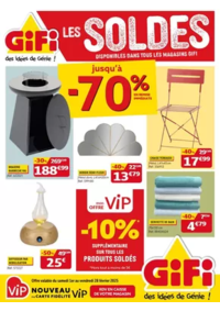 Prospectus Gifi Saint Claude : Soldes jusqu'à -70%