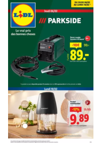 Prospectus Lidl VALENCE D'AGEN : Nouvel arrivage Parkside chez Lidl! Faites le plein de bonnes affaires.