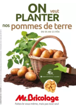 Promos et remises  : ON VEUT PLANTER nos pommes de terre