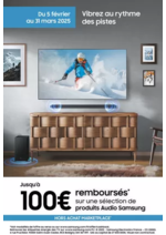 Promos et remises  : Jusqu'à 100€ remboursés sur une sélection de produits Audio Samsung