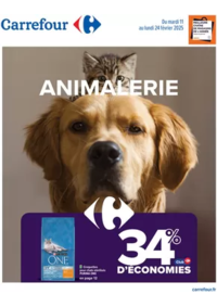 Prospectus Carrefour Contact ST AMAND EN PUISAYE : ANIMALERIE