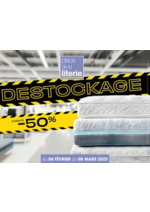 Prospectus Place de la literie : Destockage Jusqu'à -50%