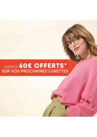 Prospectus Les opticiens mutualistes LE TREPORT : Jusqu'à 60€ offerts