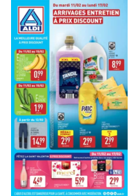 Prospectus Aldi Albert : ARRIVAGES ENTRETIEN À PRIX DISCOUNT