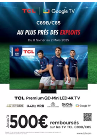 Prospectus BeDigital Vitre : TCL TV C85