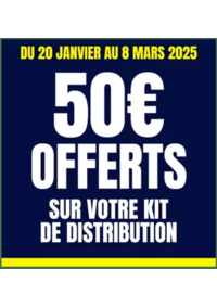 Prospectus Top Garage GARAGE EUROPE AUTO : 50€ OFFERTS SUR VOTRE KIT DE DISTRIBUTION !